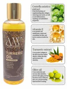 Turmeric Oil Gallery Image - AFRO-WHITE