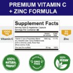 Vitamin C Zinc Capsules Gallery Image - AFRO-WHITE