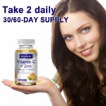Vitamin C Zinc Capsules Gallery Image - AFRO-WHITE