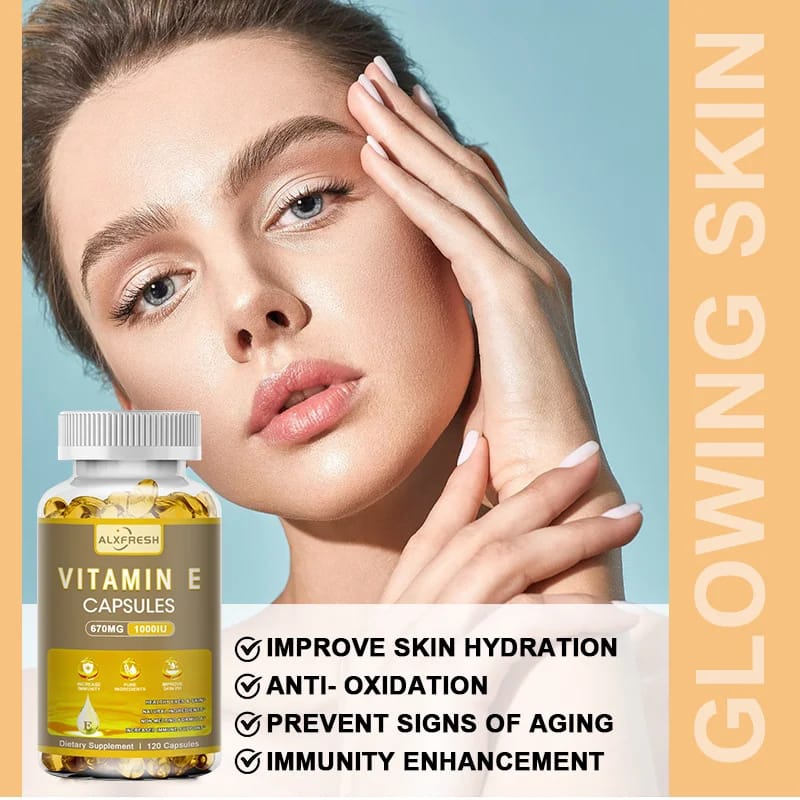 Vitamin E Capsules Gallery Image - AFRO-WHITE