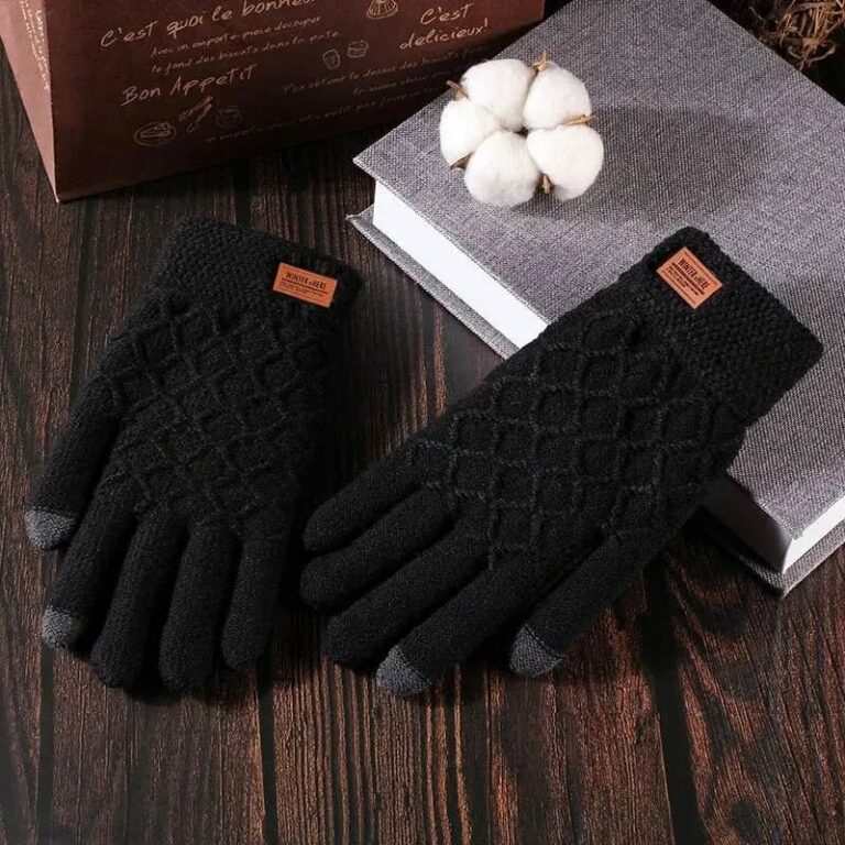 Cotton Suede Warm Gloves - Premium Quality at AFRO-WHITE