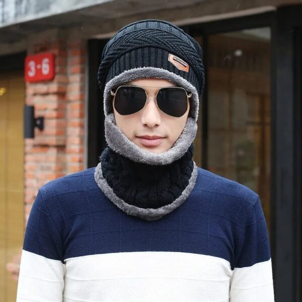 Knit Beanie Set