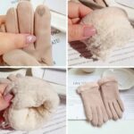 Leather Driving Gloves details - AFRO-WHITE