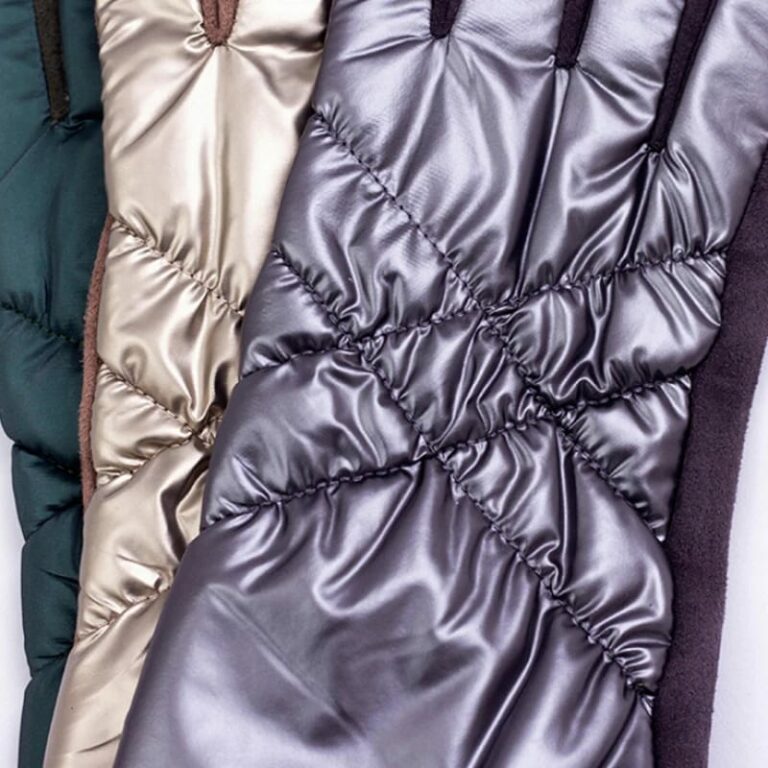 Premium Leather Winter Gloves details - AFRO-WHITE