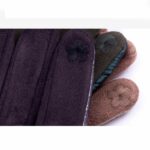 Premium Leather Winter Gloves details - AFRO-WHITE