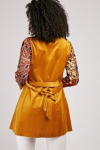 Ribbed Corduroy Casual Jacket Gallery Image - AFRO-WHITE