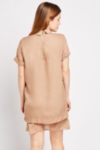 Sequin Leopard Print Tunic Dress Gallery Image - AFRO-WHITE