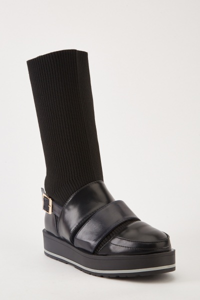 Sock Overlay High Heel Sandals - Premium Quality at AFRO-WHITE